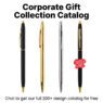 slim twist metal ballpoint pen varkin 22411
