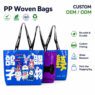 stand up pouch pp woven tote bag varien