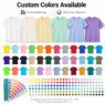 unisex 180gsm 100 cotton crew neck shirt perkins 2