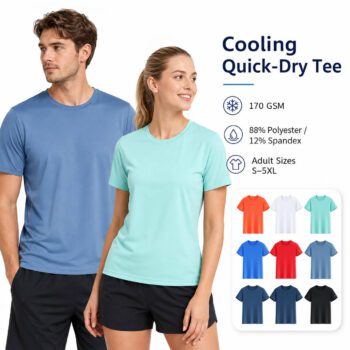 unisex cooling quick dry t shirt epika