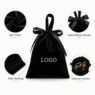 velvet satin drawstring jewelry pouch bag 2