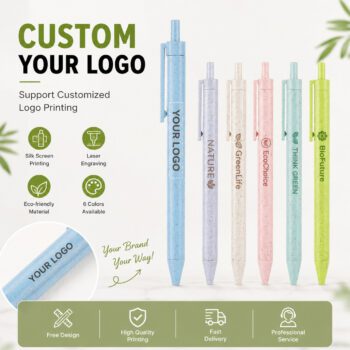 wheat straw eco ballpoint pen yatson 1