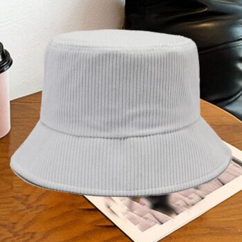 100 cotton corduroy bucket hat for corporate swag 1
