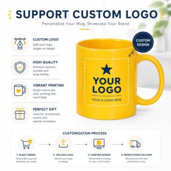 11oz ceramic coffee mug for corporate event gifts 1