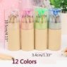 12 colors mini drawing pencil set with sharpener 1