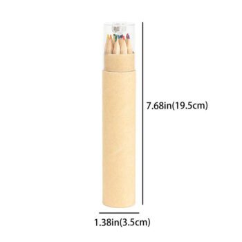 12 colors multicolor drawing long tube pencil set 1