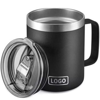 12oz 14oz 16oz 24oz stainless steel coffee mug with handle 1