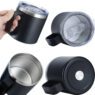 12oz 14oz 16oz 24oz stainless steel coffee mug with handle 2