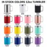 12oz 14oz 16oz 24oz stainless steel coffee mug with handle 3