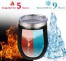 12oz wine tumbler glasses with lid 5