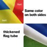 12x18 inch double side polyester car window flag 1