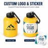 150ml protein powder container with carabiner 3