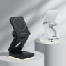 15w folding travel 3 in 1 magnetic wireless charger stand 2