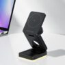 15w folding travel 3 in 1 magnetic wireless charger stand 5