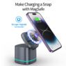 15w portable folding magnet wireless charging for iphone 4