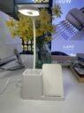 15w wireless charger desk lamp with pen holder phone stand 2