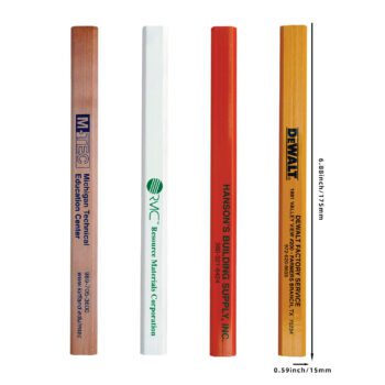 17cm square carpenter pencil personalized 1