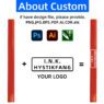 17cm square carpenter pencil personalized 2