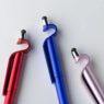 2 in 1 stylus ballpoint pen with phone stand clip