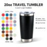 2030oz powder coated regular tumblers 2