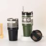 20oz stainless steel insulated tumbler with straw 4
