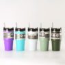 20oz stainless steel insulated tumbler with straw