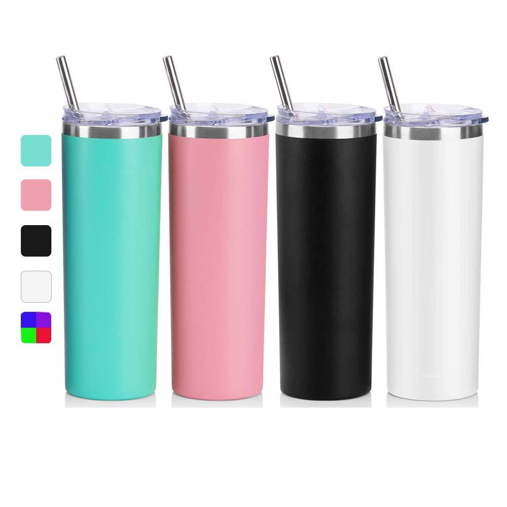 20oz straight tumbler with straw 20oz straight tumbler with straw