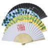 21cm custom engraved bamboo folding hand fan 1