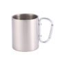 220ml 300ml portable travel mug with carabiner handle 5