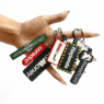 2d3d soft pvc anime letter logo keychain 1