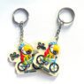 2d3d soft silicone pvc logo keyring 4