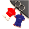 2d3d soft silicone pvc logo keyring