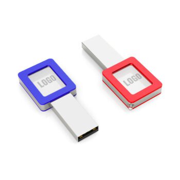 3 0 metal crystal led light up usb flash drive 1