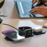 3 in 1 fabric foldable magnetic wireless charging station 2