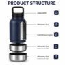 3 in 1 insulated dog water bottle and pet bowl 3