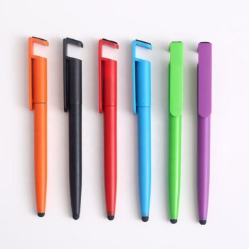 3 in 1 touch screen phone stand pen ballpoint pen