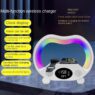 3 in 1 wireless charger station with rgb light speaker 3