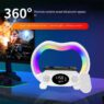 3 in 1 wireless charger station with rgb light speaker 4