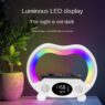 3 in 1 wireless charger station with rgb light speaker 5
