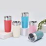 304 stainless steel insulated tumbler with optional lid 1