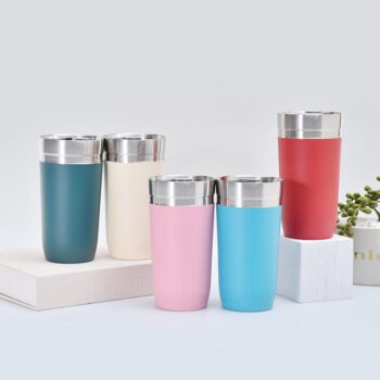 304 stainless steel insulated tumbler with optional lid