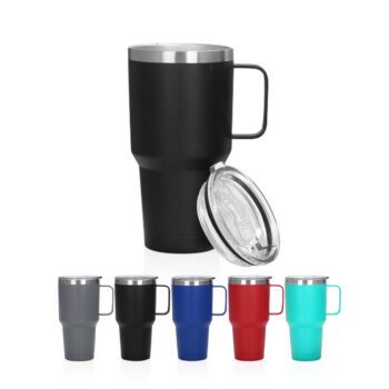 30oz stainless steel tumbler with handle 1