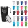 30oz stainless steel tumbler with handle