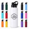 32oz stainless steel water bottle with 2 in 1 lid