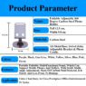 360 degree rotating carbon steel desktop phone tablet stand 4
