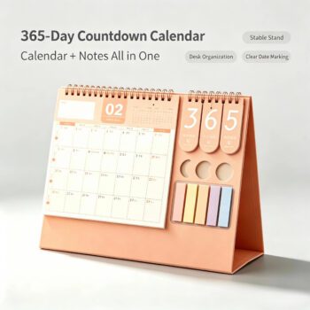 365 day countdown table calendar for office use