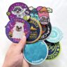 3d embroidered patch with iron on backing