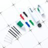 4 color shuttle pen with carabiner clip 2
