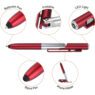 4 in 1 multifunctional tech tool pen with led light