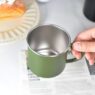 400ml single wall campfire coffee mug with handle 4